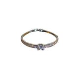 Geometric Inlaid Diamond Roman Bracelet Female Temptation Jewelry