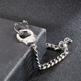 Geometric Interlocking Hipster Stainless Steel Bracelet