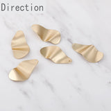 Geometric Ellipse Copper Earrings