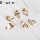 Geometric Ellipse Copper Earrings