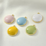 18mm Alloy Drop Oil Charms DIY Jewelry Earrings/Necklace Pendants