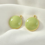 18mm Alloy Drop Oil Charms DIY Jewelry Earrings/Necklace Pendants