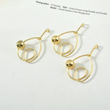 Geometric Irregular Line Alloy Charms 30pcs DIY Earrings Pendants