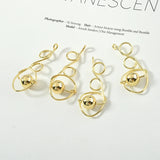 Geometric Irregular Line Alloy Charms 30pcs DIY Earrings Pendants