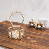 Clear Glass Jewelry Box Organizer for Rings Necklaces Bracelets Earrings