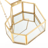 Nordic Style Glass Storage Box Tray Jewelry Cosmetics Organizer