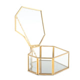 Nordic Style Glass Storage Box Tray Jewelry Cosmetics Organizer