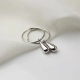925 Silver Water Droplets Pendant Earrings For Women