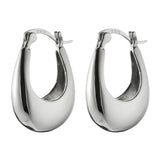 925 Silver U Shape Earrings Women Jewelry Charms