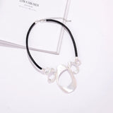 Geometry Alloy Pendant Statement Necklace Women Clavicle Collar