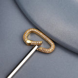 Copper Micro Pave Zirconia Clasps Hooks for Jewelry Making