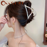Acetic Acid Hair Claws Makeup Hair Clip for Women