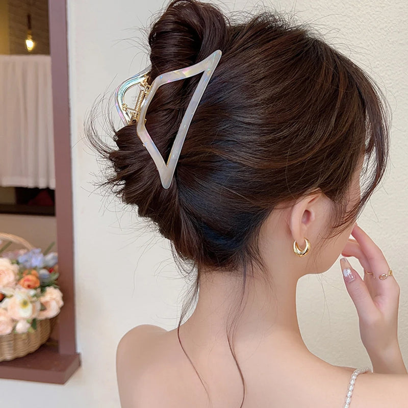 Acetic Acid Hair Claws Makeup Hair Clip for Women