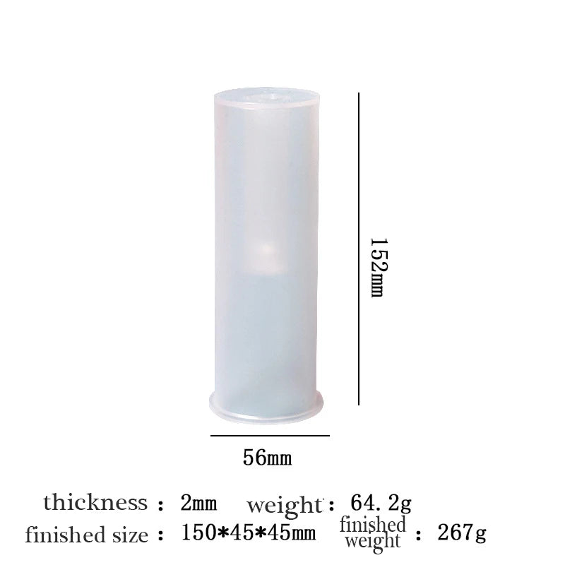 Long Vase Silicone Mold for Dried Flowers Epoxy Resin DIY Gift