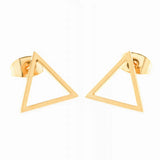 Geometry Triangle Hollow Earrings EH0034