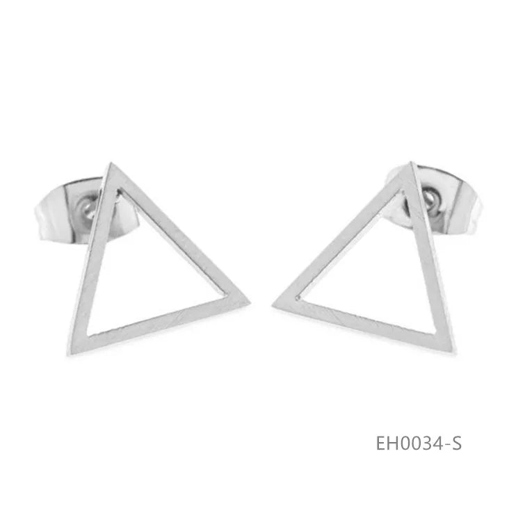 Geometry Triangle Hollow Earrings EH0034