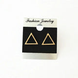 Geometry Triangle Hollow Earrings EH0034
