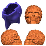 Ghost Skull Home Decor Epoxy Resin Mold DIY Crafts Plaster Candle Tool