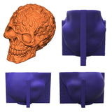 3D Skull Epoxy Resin Mold for DIY Home Decor