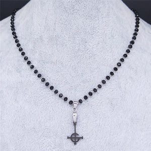 Ghost BC Nameless Necklace Ghoul Grucifix Collar Jewelry