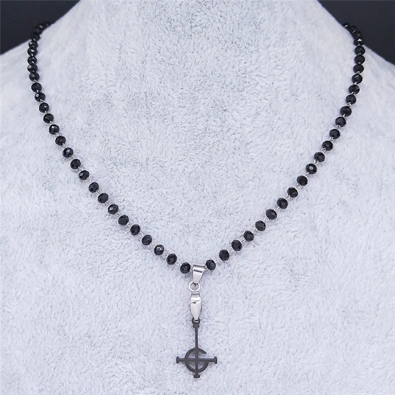 Ghost BC Nameless Necklace Ghoul Grucifix Collar Jewelry