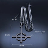 Ghost BC Nameless Pendant Necklace Stainless Steel Ghoul Band Papa Emeritus