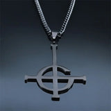 Ghost BC Nameless Pendant Necklace Stainless Steel Ghoul Band Papa Emeritus