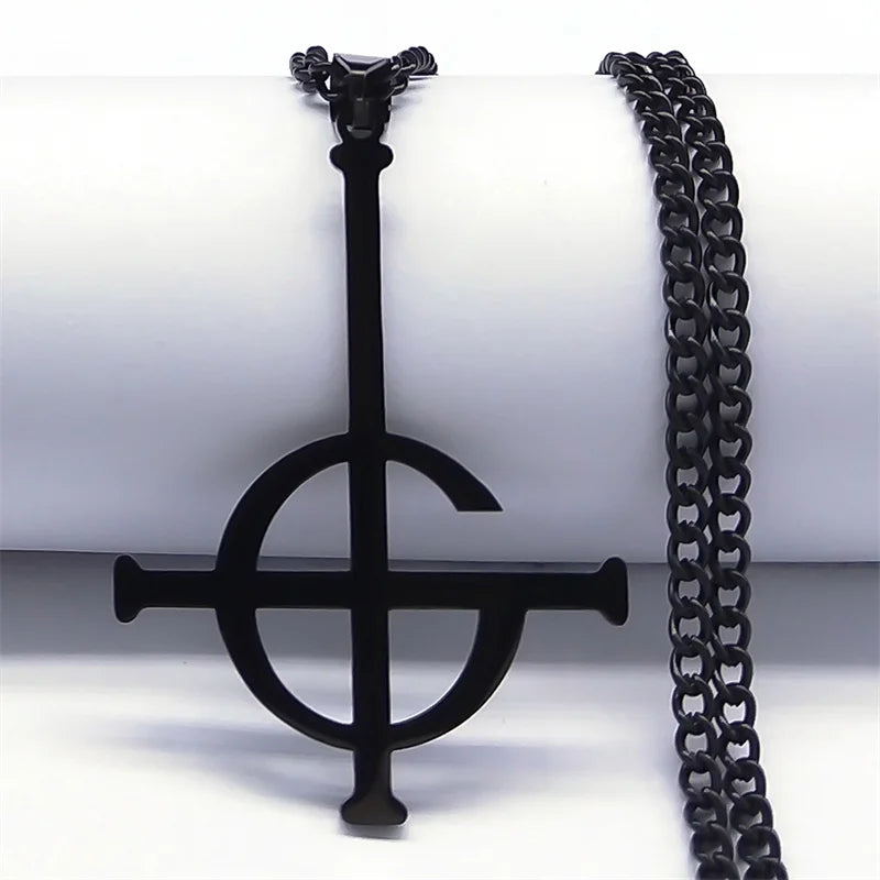Ghost BC Nameless Pendant Necklace Stainless Steel Ghoul Band Papa Emeritus