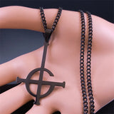 Ghost BC Nameless Pendant Necklace Stainless Steel Ghoul Band Papa Emeritus