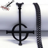 Ghost BC Nameless Pendant Necklace Stainless Steel Ghoul Band Papa Emeritus