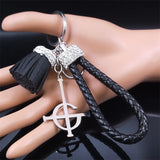 Ghost BC Tassel Crystal Key Chain