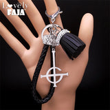 Ghost BC Tassel Crystal Key Chain
