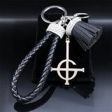 Ghost BC Tassel Crystal Key Chain