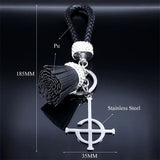 Ghost BC Tassel Crystal Key Chain
