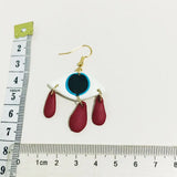 Ghost Earrings Women Kitten Eyes Moon Clay Gothic Punk Jewelry