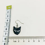 Ghost Earrings Women Kitten Eyes Moon Clay Gothic Punk Jewelry