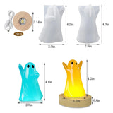Ghost Light Resin Mould Set with Wooden Base