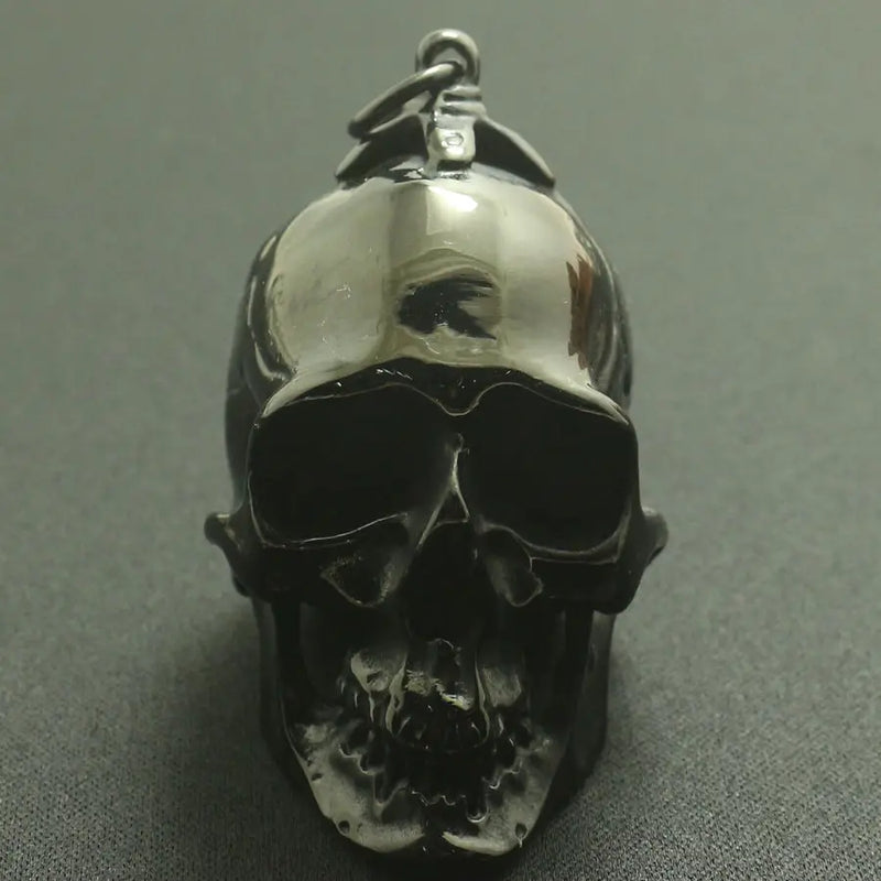 Ghost Rider Heavy Men 316L Stainless Steel Polishing Skull Pendant