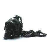 Ghost Rider Big Biker Skull Pendant 316L Stainless Steel Polishing