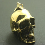 Ghost Rider Stainless Steel Skull Pendant