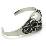 Ghost Skeleton Bracelet 316L Stainless Steel Punk Style Biker Bangle