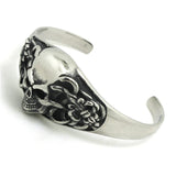 Ghost Skeleton Bracelet 316L Stainless Steel Punk Style Biker Bangle