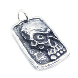 Ghost Skull Pendant Stainless Steel Mens Pendant