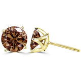 Gica Gema 925 Silver Earrings Multicolour CZ Crystal Ear Studs