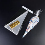 Transparent Plastic Carrot Candy Bags for Kids Birthday Party Easter Decor