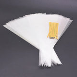 Transparent Plastic Carrot Candy Bags for Kids Birthday Party Easter Decor