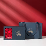 Rose Valentines Wedding Earrings Necklace Storage Case