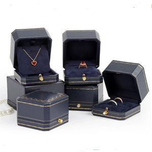 Octagonal Paper Jewelry Organizer Case - Gift Boxes Packing