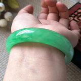Gift Certificate Natural Burma Jade 5mm-62mm Light Green Bracelet