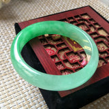 Gift Certificate Natural Burma Jade 5mm-62mm Light Green Bracelet